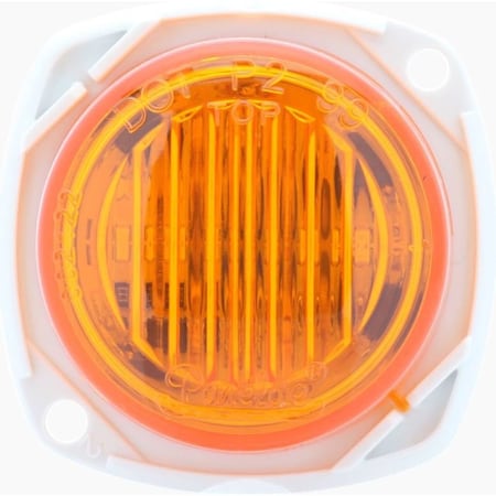 Optronics 2-Led Yellow Marker/Clearance Light, .180 Male Bullets 00212255P